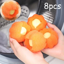 Magic Laundry Ball Washing Machine Hair Filter Clothes Hairs Remover Sponge Cat Dog Pet Fur Cleaning Tools Bathroom Accessories