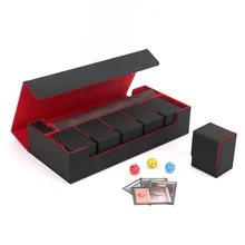 Magic TCG Card Box Portable Card Case Top Side-Loading Organizer Storage Box Deck Case Christmas Game Collection Cards Hobbies
