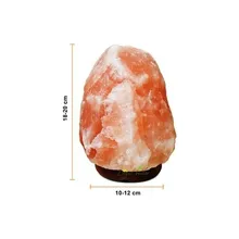 Magic World Himalayan Salt Lamp 2-3 kg + 1.5 mt On-Off Button Cable and Bulb