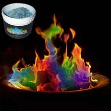 Magical Colorful Fire Flames Powder Christams Supplies Bonfire Night Necessary Outdoor Decoration for Patry Kerst Funny 야외 장식