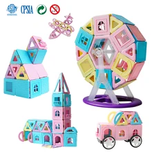 Magnetic Designer Constructor Toy For Boys Girls Magnetic Building Blocks Magnet Educational Toys For Children
