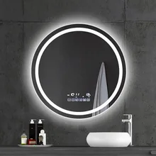 Makeup Mirror Light 110V-220V LED Flexible Tape Anti-fog mirror bluetooth smart mirror bathroom round luminous comb mirror light