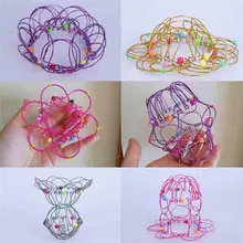 Mandala Decompression Toy Variety Flower Basket Thirty-Six Variable Mild Steel Changeable Wire Hoop Children's Toy Jokes