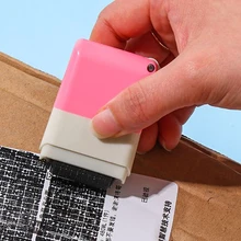 Manual Roller Stamp ID Protection Confidential Guard Information Data Identity Address Blocker Identity Anti-Theft Smear Stamp