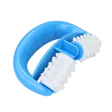 Manual Round Handle Massager Manual 2 Wheel Massager Body Massage Sticks Tools For Relief Muscle Soreness Cramping And Tightness