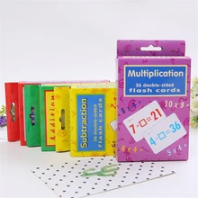 Mathematics Teaching Card Educational Filling in The Blank Math Card Toys for Children Kids Preschool Tool Kindergarten Games