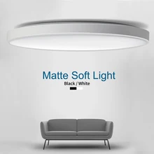 Matte LED Ceiling Lamp Soft Light 72W 19inchs For Living Room Lighting Fixture Home Decoration Modern Ceiling Chandelier Bedroom