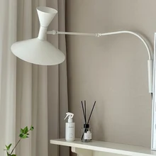 Medieval horn wall lamp designer living room simple rotatable wall light