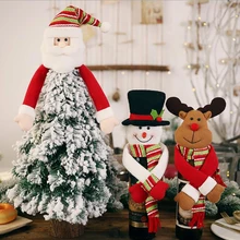 Merry Christmas Wine Bottle Covers Holiday Cover Set Christmas Party Festival Dinner Table Decorations 2023 fashion New