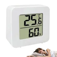 Mini Digital Hygrometer Electronic Temperature And Humidity Display LCD Intelligent Humidity Meter With High Accuracy For Home