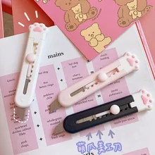 Mini Portable Cat Paw Utility Knife Disassembling Express Small Knife Cutting Paper Knife Wallpaper Knife Manual Knife