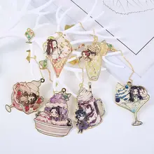 Mo Dao Zu Shi Grandmaster of Demonic Cultivation Summer Cartoon Metal Bookmark Wei Wuxian  Lan Wangji Hollow Bookmark