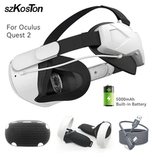 Mobile Power Adjustable Head Strap For Oculus Quest 2 Battery 5000mAh Power Bank Elite Strap Halo For Oculus Quest 2 Accessories