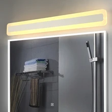 Modern 40/50/60/80/100/120CM Acrylic Mirror Wall Light 85-265V 16W Led Waterproof Bathroom Lamp Bedroom Vanity Lighting