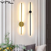 Modern LED Sconce Wall Lamps Nordic Long Wall Bathroom Lights Fixture Bedside Bedroom Living Room For Home Decor Indoor Lighting