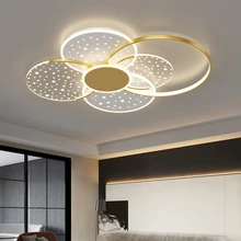 Modern Minimalist Starry Living Room Chandeliers 2022 Designer Hall Main Lamp Nordic Light Luxury Romantic Bedroom Ceiling Lamps