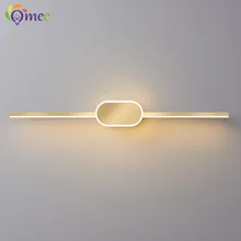 Modern Wall Hanging Led Wall Lamp Golden Mekup Lighting Bathroom Lights Household Lamps Large L 80 60 40cm Mirror Front Light
