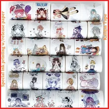 Modern girl series washi tape w/ release paper beauty washi paper tape DIY decoration tape