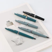Moonman 80S/Mini Short Half-cut Tip Fountain Pen  Pocket Hand Account Ink Pen Iridium Fine Nib for Student Adult with Gift Box