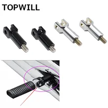 Motorcycle 2.25" Footrest Clevis Passenger Foot Pegs Support Mount For Harley Softail Fatboy Heritage Softail FXST 2000-2006