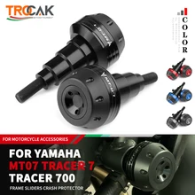 Motorcycle Accessories MT-07 Frame Sliders Crash Protector For YAMAHA MT07 2014-2023 FZ07 Tracer 700/GT 7 Falling Protection Pad
