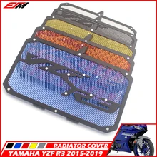 Motorcycle Accessories R3 CNC Radiator Cover Radiator Grille Guard Cover Tank Protector For YAMAHA YZF R3 YZF-R3 YZFR3 2015-2020
