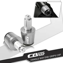 Motorcycle Aluminum 7/8'' 22mm Handle Bar End Grips Cap Hand Bar Ends Plugs For Honda CB 600 F CB600 600F 2007-2013 2008 2009 10