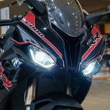 Motorcycle Front Rear Side Tank Fairing Engine Vehicle sticker 3D Edge Gel Protection Tank Paint pad For BMW S1000RR 2019-2021