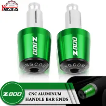 Motorcycle Handlebar Grips Bar Ends Handle Bar Grip End Cap Slider For KAWASAKI Z800 Z 800 2013 2014 2015 2016 2017 2018 2019