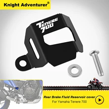 Motorcycle Tenere 700 Rear Brake Fluid Reservoir Cover Protector Guard For Yamaha Tenere 700 Rally XTZ700 TX690Z 2019 2020 2021