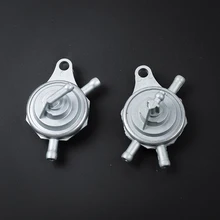 Motorcycle Vacuum 3-Way inline  Fuel Tank Tap Filter Petcock Switch for 50cc-150cc Scooter Moped Go Carts Dirt Bike Taotao