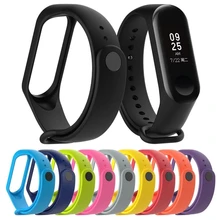 Multi Wrist Strap Silicone Bracelet Replacement Wristband For Xiaomi Mi Band 3 Smart Bracelet Pedometers