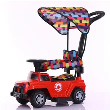 Multifunction Baby Scooter Can Sit Four Wheel Children Baby Walker Kids Ride on Toy Car Push Stroller With Music For 1-4Y