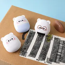 Multifunctional 2 in 1 Identity Protection Roller Stamp Identity Cover Eliminator Cute Refillable Inking Private Information