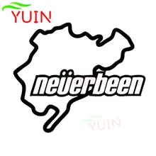 NEVERBEEN Classic Decal Fashionable Body Decoration PVC Waterproof Sunscreen Car Sticker Black/White/Red/Laser/Silver