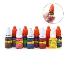 NEW 1 pcs stamp ink  10ml Flash Refill Fast Drying Stamping Ink Inking Photosensitive Stamp Oil
