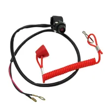 NEW Motorcycle Single Support Flameout Switch Horizon for ATV Beach Bike Outboard Emergency Stop Flameout Switch