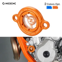 NICECNC Engine Oil Filter Cap Cover For KTM EXC XCW XCF EXCF SXF XCFW 250 350 400 450 500 530 GASGAS MC EX EX 250F 350F 450F