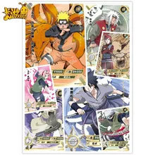 Naruto Cards UR Full Set Uzumaki Naruto Uchiha Sasuke Gaara Narutoes Fans Collectibles Anime Flash Gold Cards Game Toys for Boys