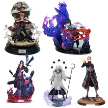 Naruto Figure Anime Shippuden Kakashi Uchiha Itachi Naruto figurine Sasuke Pain Statue PVC Action Doll Collection Toy