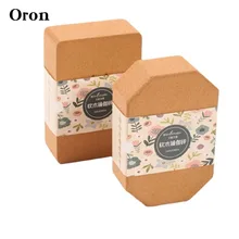 Natural Cork Yoga Bricks  Personalized Logo  Aiyang Authentic Lattice  Solid Wood  Slag Free  Special Bricks For Children'S Danc