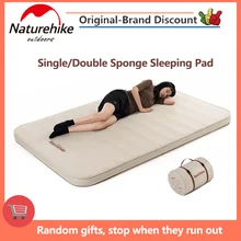Naturehike Outdoor Self-inflating Folding Glamping Mattress Comfortable Portable Wear Resistance Thickened Camping Sleeping Pad