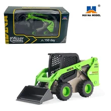 New 1:50 Static Engineering Car Simulation Mountain Push Wheeled Forklift Model Ornaments Children's Toys