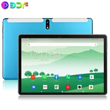 New 10.1 inch Tablet PC 4G Phone Call Android 11 Octa Core 4GB+64GB ROM Bluetooth Wi-Fi 2.5D Steel Screen MTK6762 Tablets