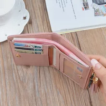 New Arrival Wallet Short Women Wallets Zipper Purse Patchwork Fashion Panelled Wallets Trendy Coin Purse Card Holder Leather