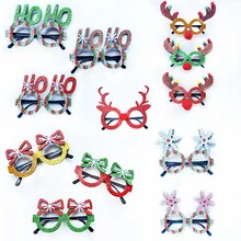 New Christmas decorative glasses adult children's toys gifts Santa Claus snowman antlers creative glasses christmas surprise