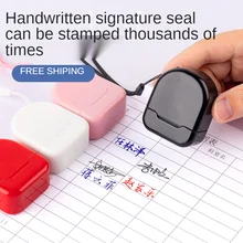 New Custom Doctor Nurse Teacher Name Office Ink Stamp Signature Calligraphy Selfing-Inking Personalized Letter Stamp