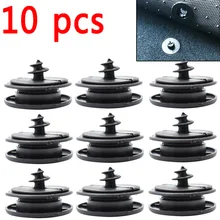 New Durable High Quality Floor mat clips Accessories Grips Universal Black Carpet Retainer Fixing Holders Parts