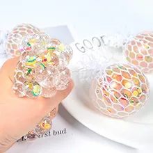 New Exotic Fruit Slice Beads Grape Player Pinching Fidget Toys Creative Vent Stress Toys 2ML For Kids Adults Decompression
