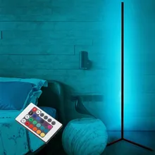 New Home Applience Decorative Minimalist Led Floor Lamp Multicolored Corner  Lamp with Animated Control Fancy Lighting Lamps